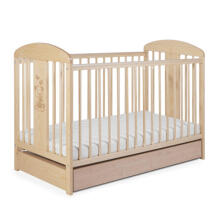 La Bebe™ Kids Wood Cot Tomi 20 Art.74492 Grey Vaikiška medinė lovelė 120x60 cm