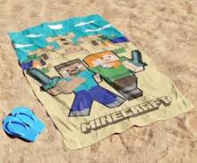 Carbotex Beach Towel Minecraft Art.MC248514-R