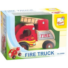 Bino Fire Car Art.BN84080 Деревянная машинка