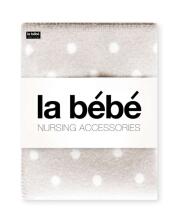„La bebe ™“ merino vilna 777005 pilki taškai Natūrali vaikiška antklodė (antklodė) / pledas iš Naujosios Zelandijos „Merino“ („Merynos“) vilnos (Naujoji Zelandija), 100x140cm