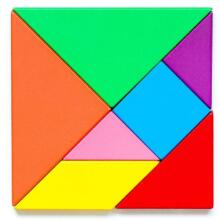Happy Toys Puzzle Art.8709 Medinė Tangram dėlionė