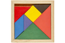 Happy Toys Puzzle Art.8709 Medinė Tangram dėlionė