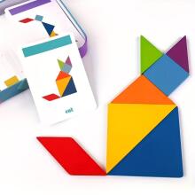 Happy Toys Puzzle Art.8709 Medinė Tangram dėlionė