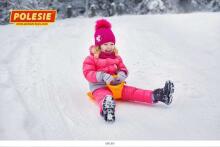 Polesie menas. 38180 Klasikinis sniego padėklas rankenai su rankena