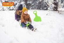 Polesie menas. 38180 Klasikinis sniego padėklas rankenai su rankena