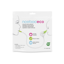 Nosiboo Eco Ērts un drošs manuāls deguna sekrēta aspirators bērniem.