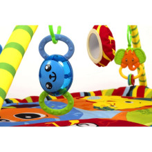 KinderKraft'18 Fun Baby Gum Art.KKMATAFUN00000 Развивающий коврик Сафари с игрушками