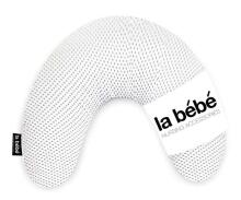 La Bebe ™ Mimi slaugos perlų pilka satino pagalvė, 80959, pasagos pagalvėlė 19 * 46cm