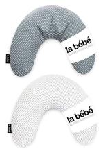 La Bebe ™ Mimi slaugos satino pagalvė, 80960, perlų tamsus pasagas 19 * 46cm