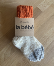 La Bebe™ Lambswool Natural Eco Socks Art.81019 Random Dabīgas vilnas adītas bērnu zeķītes