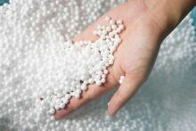 La Bebe™ Rich Maternity Pillow Art.81027 Pearl Grey Satin 30z104 cm