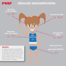 Reer Art.9633 Skaitmeninis čiulptuko termometras Vaikiškas čiulptuko termometras