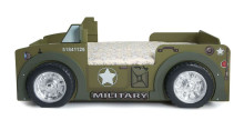 Plastiko Jeep Art.81919 Детская стильная кровать-машина с матрасом 190x90cм