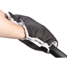 Sensillo  Muff Art.85090 Black rankoms šildantis polarmuffas vežimėliams (universalus)