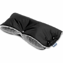 Sensillo  Muff Art.85090 Black rankoms šildantis polarmuffas vežimėliams (universalus)