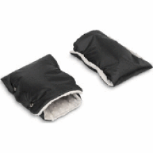 Sensillo  Muff Art.85090 Black rankoms šildantis polarmuffas vežimėliams (universalus)