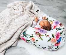 La Bebe™ Rich Maternity Pillow Art.8210 Zebra 30x104 cm