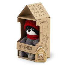 Orange Toys Orange Life Daisy the Raccoon: Cranberry Syrup 15 Art. OS003-22/15 Plush toy 15(cm)