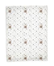 La Bebe™ Cotton 75x75 Art.82523 Bunnies Хлопковая пеленка для малышей 75x75 см