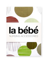 La Bebe ™ slaugos spyruokliniai rutuliai, 82527 medvilnės / atlaso vystyklų komplektas 75x75 cm (3 vnt.)