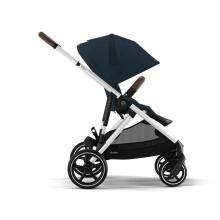 „Cybex  Gazelle S“ 520002107 tamsiai mėlyni vežimėliai dvyniams