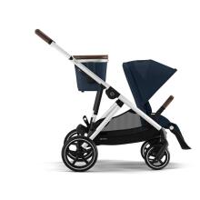 „Cybex  Gazelle S“ 520002107 tamsiai mėlyni vežimėliai dvyniams