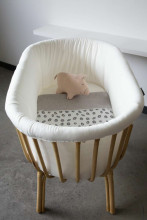 Kūdikių antklodė kūdikiams Prekės. CCWBLLEO „Leopard Premium“ antklodė (85x70 cm)