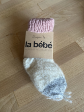 „La Bebe ™“ natūralios „Eco Lambswool“ kūdikių kojinės Art. 83992 Natūralios vilnos megztos vaikiškos kojinės