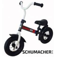 Aga Design Schumacher Kid Runn Air Art.HP-856 Black Bērnu skrējritenis ar metālisko rāmi un piepūšamajiem riteņiem