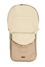 Sensillo Classic Romper Bag Art.84667 Cappuccino/Wool  vežimėlio miegmaišis su avies vilnos pamušalu