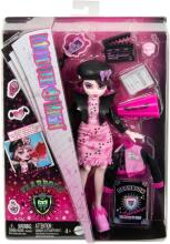 Monster High – Fearbook Draculaura Art.HXW30 Fearbook Drakulaura kino klubo lėlė su priedais