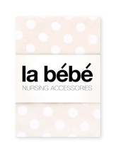 La Bebe™ Cotton 60x120 Art.85692 Dots Fitted Bed Sheets with rubber 60x120 sm