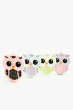 „HappyMoon Owl“ 85956 Pink Brown naktinės avys