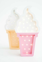HappyMoon Ice  Art.85969 Pink White Ночник-светильник со светодиодами