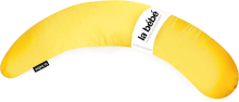 La Bebe™ Moon Maternity Pillow  Art.86007 Yellow Подушка-подковка для беременных с наполнителем из полистерола [2 хлопковых чехла] 195см