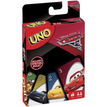 Mattel Uno Cars Art.FDJ15  Оригинальная настольная игра - карты Уно (Uno)