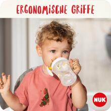 NUK Trainer cup Art.86743 treniruočių taurė su rankenomis nuo 6 mėn. 230 ml