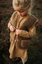 Eco Wool Frogy Art.1803 Bērnu veste no merino vilnas ar kapuci (XS-XL)