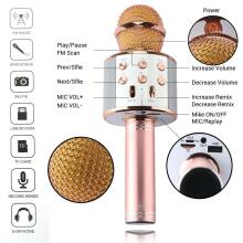 TLC Baby Microfone Art.WS-858 karaoke mikrofonas - garsiakalbis su balso keitimo efektais