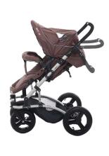 „Britton 4Style Art.B2409 Burgundy“ vežimėlis su vežimėliu ir sportine dalimi bei „Maxi Cosi“ automobilinės kėdutės adapteriais
