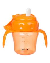 „Britton“ nesupylusi minkštos snapelio taurė Art.B1514 Neslystanti taurė su minkštu dangteliu, 150 ml