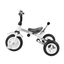 Lorelli Moovo Air Art.1005046 Grey Stars  Детский трехколесный  велосипед c надувными колёсами, ручкой управления и крышей