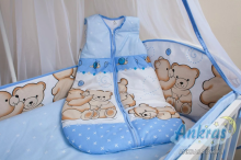 Ankras Baby Giraffe K6 90941 medvilninis patalynės komplektas iš 6 dalių