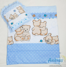 Ankras Baby Giraffe K6 90941 medvilninis patalynės komplektas iš 6 dalių