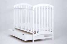 Drewex Adel Art.91707 White   Детская кроватка с ящиком 120x60 см