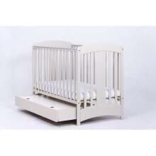 Drewex Natalia White Art.91729  Kids wooden Cribbed 120x60cm