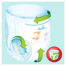 Pampers Pants Art.P04G766 Vaikiškos kelnaitės S3 dydis nuo 6-11kg, 54vnt.