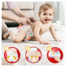 Pampers Pants Art.P04G766 Vaikiškos kelnaitės S3 dydis nuo 6-11kg, 54vnt.