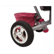 Baby Mix Typhoon Art.ET-B56 Grey  Детский трехколесный велосипед с ручкой управления и крышой