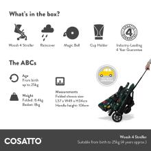 Cosatto Woosh 4 Pushchairs Art.92236 Whisper  Baby stroller
